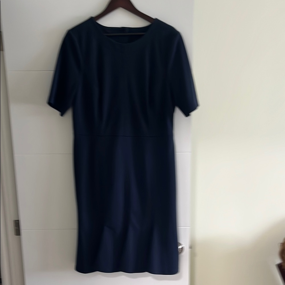 Banana Republic Blue Sheath Knee Lenghy Dress